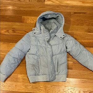 Abercrombie & Fitch Light Blue Kids Puffer Jacket